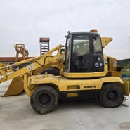 2020 Komatsu PC128US wheel excavator side view