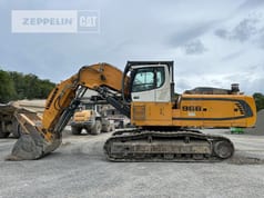 2017 Liebherr R966 crawler excavator, side profile view