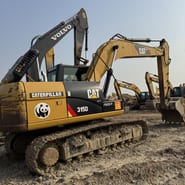2021 Caterpillar 315D crawler excavator, rear three-quarter view 2021 Caterpillar 315D crawler excavator, rear three-quarter view