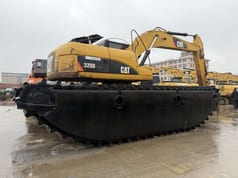 Excavadora anfibia Caterpillar 320D de 2019, vista lateral