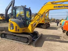 2024 Komatsu PC-55MR mini excavator, side view