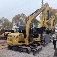 2024 Caterpillar 306E2 mini excavator, side view 2024 Caterpillar 306E2 mini excavator, side view