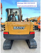2023 Sany SY55C mini excavator, rear view