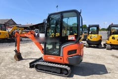 2017 Kubota KX016-4 mini excavator, side view 2017 Kubota KX016-4 mini excavator, side view