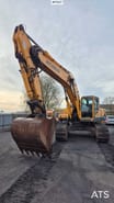 2015 Hyundai R330LC-9A crawler excavator, front three-quarter view