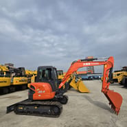 2024 Kubota U55-4 mini excavator, side profile view 2024 Kubota U55-4 mini excavator, side profile view