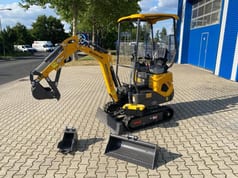 Berger Kraus BK1000JSR mini excavator, side view Berger Kraus BK1000JSR mini excavator, side view