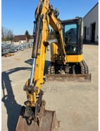 2015 Caterpillar 303.5ECR crawler excavator, front view