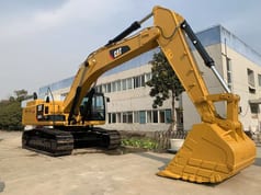 2023 Caterpillar 345D crawler excavator, side profile view 2023 Caterpillar 345D crawler excavator, side profile view