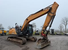 2018 CASE CX210D crawler excavator, side view