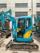 2022 Kubota U25 mini excavator, side view