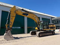 2012 Caterpillar 336D crawler excavator, side view