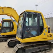 2019 Komatsu PC60-7 crawler excavator side view 2019 Komatsu PC60-7 crawler excavator side view