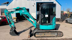 2023 Kobelco SK28SR-6F mini excavator, side view