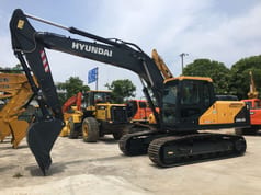2026 Hyundai 205VS crawler excavator, side profile view 2026 Hyundai 205VS crawler excavator, side profile view