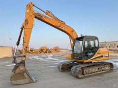 2006 CASE CX130 crawler excavator, side view