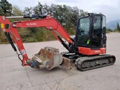 2022 Kubota U50-5 mini excavator, side view
