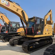 2024 Caterpillar 320GC crawler excavator, side view