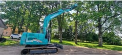 2021 Sunward SWE90E crawler excavator, side view