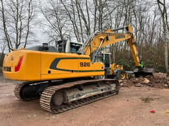 2017 Liebherr R926 crawler excavator, rear three-quarter view 2017 Liebherr R926 crawler excavator, rear three-quarter view