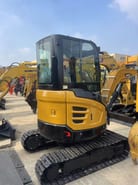 2023 Sany SY26U mini excavator, rear three-quarter view