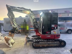 2021 Takeuchi TB257FR crawler excavator, side view
