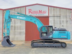 2018 Kobelco SK300NLC-10 crawler excavator side view