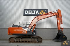 2022 Hitachi Zaxis 210LC-7 crawler excavator, side profile view