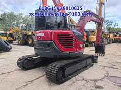 2024 Yanmar ViO85 crawler excavator rear view