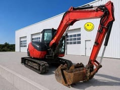 2018 Kubota KX080-4A crawler excavator, side view