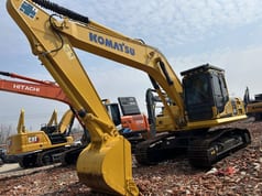 2023 Komatsu PC200-8 crawler excavator, front three-quarter view 2023 Komatsu PC200-8 crawler excavator, front three-quarter view