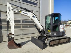 2013 Bobcat E50 Mini excavator side view 2013 Bobcat E50 Mini excavator side view