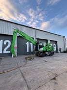 2022 Sennebogen 821 E material handler, side view 2022 Sennebogen 821 E material handler, side view
