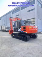 2024 Hitachi Zaxis 120 crawler excavator, rear three-quarter view