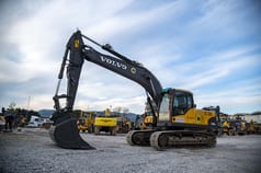 2009 Volvo EC210CNL crawler excavator, side view 2009 Volvo EC210CNL crawler excavator, side view