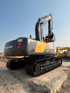 2025 Volvo EC290 crawler excavator, rear three-quarter view 2025 Volvo EC290 crawler excavator, rear three-quarter view
