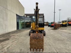 2013 Caterpillar 306 mini excavator, front view