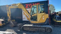 2011 Yanmar SV100 crawler excavator, side view