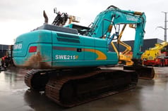 2022 Sunward SWE215F crawler excavator rear three-quarter view