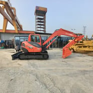 2023 Kubota KX185 mini excavator, side view