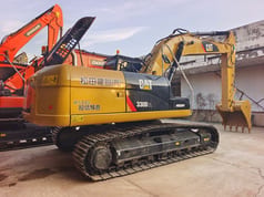 2024 Caterpillar 330D2L crawler excavator, rear three-quarter view 2024 Caterpillar 330D2L crawler excavator, rear three-quarter view