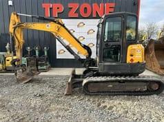 2015 Bobcat E50 mini excavator, side view
