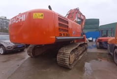 2014 Hitachi Zaxis 360H crawler excavator, rear three-quarter view