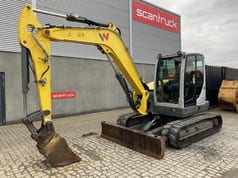 2016 Wacker Neuson EZ80 mini excavator, side view 2016 Wacker Neuson EZ80 mini excavator, side view
