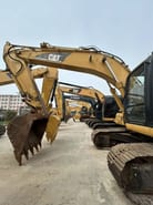 2008 Caterpillar 320D gąsienicowa koparka, widok z boku