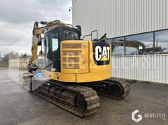 2018 Caterpillar 315F LCR crawler excavator, rear three-quarter view