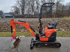 2019 Kubota U10-3 mini excavator, side view 2019 Kubota U10-3 mini excavator, side view