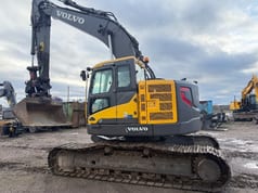 2013 Volvo ECR235 crawler excavator, side view