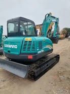 2024 Sunward SWE70E mini excavator rear three-quarter view