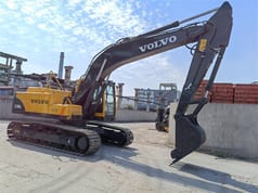 2023 Volvo EC210B crawler excavator, side view